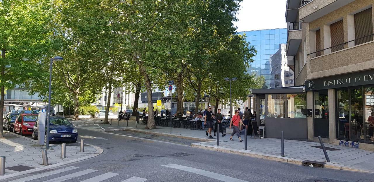 Cosy-T1- Gare-Tribunal-Gem Grenoble Exterior foto